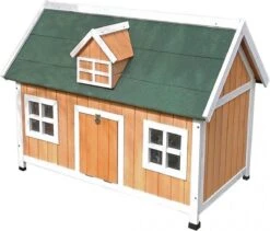 Duvo+ Woodland Kippen/konijnenhok Combi 115x68x86cm