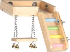 Duvo+ Houten Speelplatform (26X20X17,5 CM)