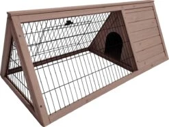 Duvo Woodland Konijnenhok Tristan Forest Taupe L – 150x60x50cm