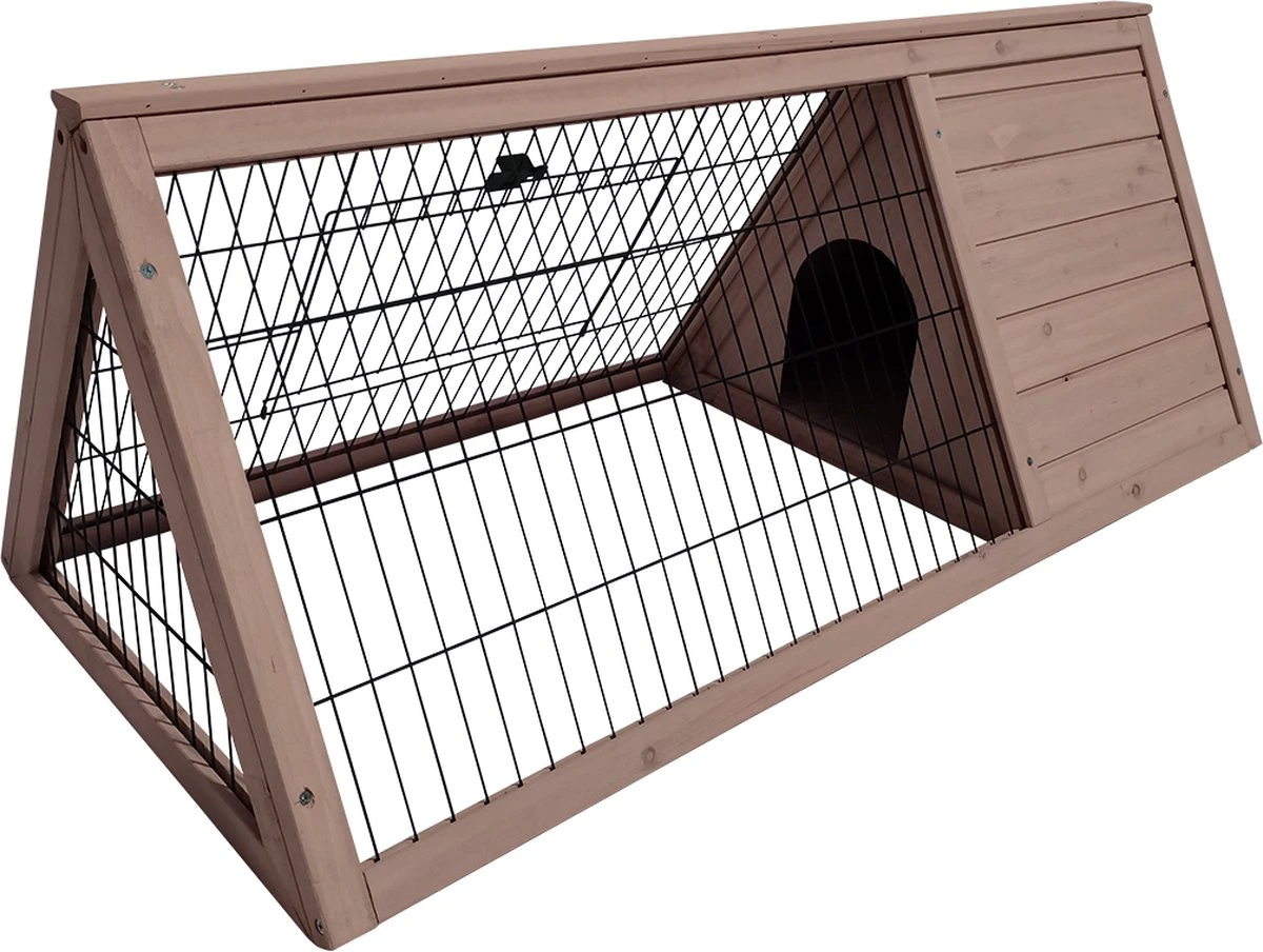 Duvo+ Woodland Konijnenhok Tristan 2 Forest L – 150x60x50cm Taupe + Gratis 100ml Drinkfles 3 Duvo+ Woodland Konijnenhok Tristan 2 Forest L – 150x60x50cm Taupe + Gratis 100ml Drinkfles