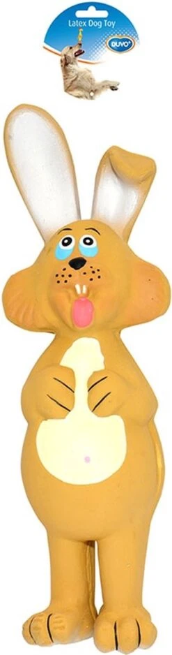 Duvo Latex Pop Up Rabbit S – 23x6x7cm Meerkleurig