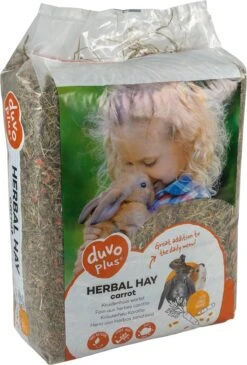 Duvo+ Kruidenhooi Wortel Voor Knaagdieren 1KG