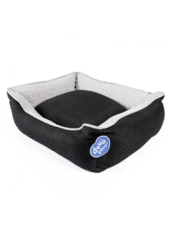 Duvo Airmesh Mand Rechthoekig L - 110x85x26cm Zwart/wit