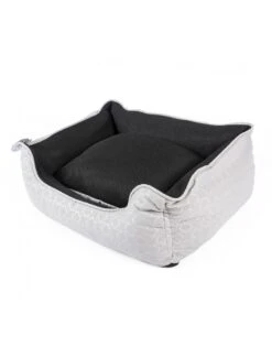 Duvo Airmesh Mand Rechthoekig S - 60x45x20cm Zwart/wit -Duvo airmesh mand rechthoekig s 60x45x20cm zwart wit 1