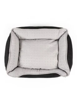 Duvo Airmesh Mand Rechthoekig S - 60x45x20cm Zwart/wit -Duvo airmesh mand rechthoekig s 60x45x20cm zwart wit 2