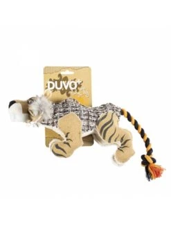 Duvo Canvas Tijger 13x34x15cm Gemengde Kleuren -Duvo canvas tijger 13x34x15cm gemengde kleuren 1