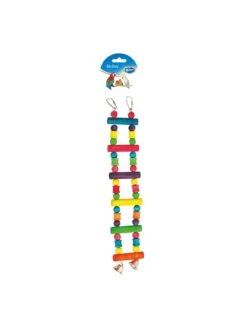 Duvo Colorful Wooden Ladder With Bell | Worldofanimals.nl Heeft Het!