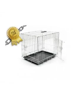 Duvo Draadkooi Topline 2 Deuren Plastic Schuif | Worldofanimals.nl Heeft Het!