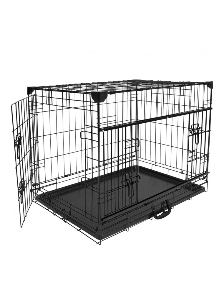 Duvo+ Draadkooi Ninja Edition Met Schuifdeur Zwart 76x53x61 Cm 3 Duvo+ Draadkooi Ninja Edition Met Schuifdeur Zwart 76x53x61 Cm