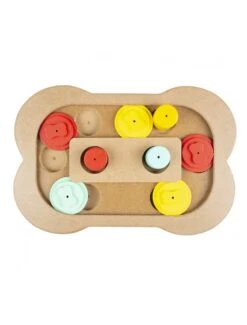 Duvo+ Slide `n Snack Puzzle - Been Meerkleurig 28x19x2,5cm -Duvo duvo slide n snack puzzle been meerkleurig 28x19x25cm 1 2