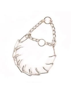 Duvo+ Sliphalsband Met Pinnen, Verchroomd