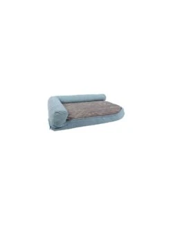 Duvo Foam Bed Tweed Sky Blauw/zwart M - 100x72x21cm