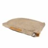 Duvo Heavy Cotton Block Kussen Siesta Walnut 110x70x12cm Zandgrijs -Duvo heavy cotton block kussen siesta walnut 110x70x12cm zandgrijs