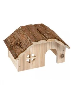 Duvo Knaagdieren Houten Lodge Schorsdak | Worldofanimals.nl Heeft Het!