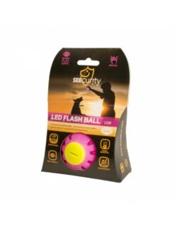 Duvo Led Flash Bal 10cm Fuchsia -Duvo led flash bal 10cm fuchsia 2