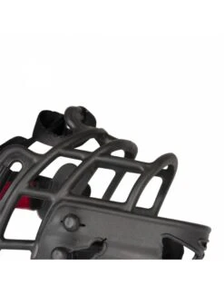 Duvo Muilkorf Rubber Large Zwart/rood -Duvo muilkorf rubber large zwart rood 3