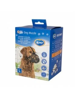 Duvo Muilkorf Rubber Large Zwart/rood -Duvo muilkorf rubber large zwart rood 5