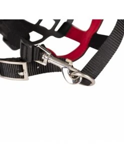 Duvo Muilkorf Rubber Xlarge Zwart/rood -Duvo muilkorf rubber xlarge zwart rood 2