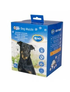 Duvo Muilkorf Rubber Xlarge Zwart/rood -Duvo muilkorf rubber xlarge zwart rood 5