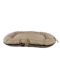 Duvo Poly Kussen Ovaal Siesta Praline S - 80x60x10cm Beige/zwart