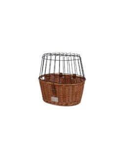 Duvo Provence Rieten Fietsmand Stuur & Kussen 48x33x44cm - Max. 13kg