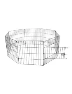 Duvo Puppy Ren Met Deur & Net & Haken | Worldofanimals.nl Heeft Het!