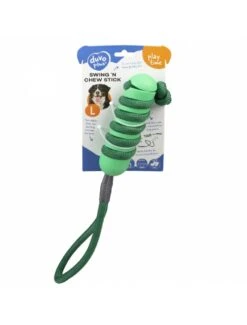 Duvo Swing `n Chew Stick Groen L - 19,1x5x5cm -Duvo swing n chew stick groen l 191x5x5cm 2