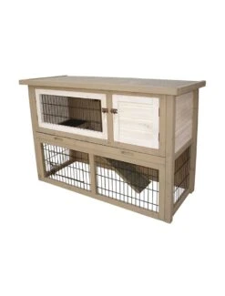 Duvo Woodland Konijnenhok Cotton Cottage | Worldofanimals.nl Heeft Het!