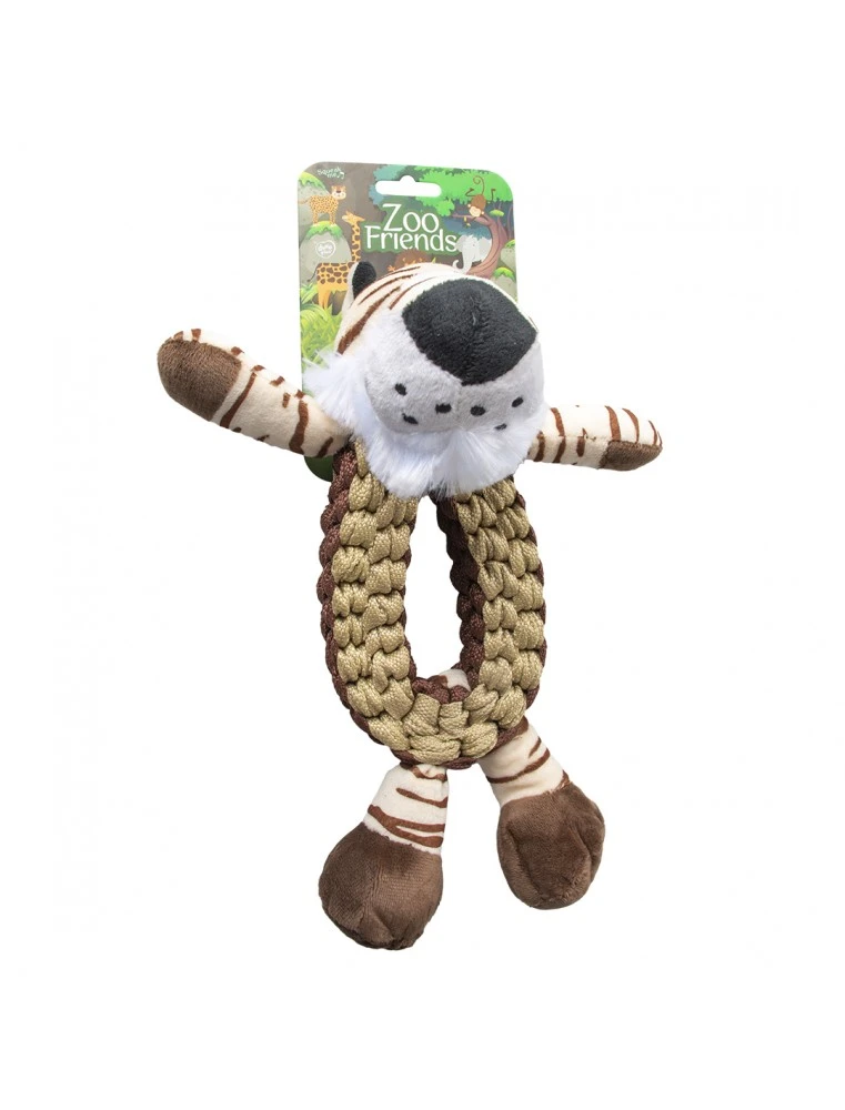 Duvo Zoo Friends Tim Tijger Ring Bruin 32x14,5x12cm 3 Duvo Zoo Friends Tim Tijger Ring Bruin 32x14,5x12cm